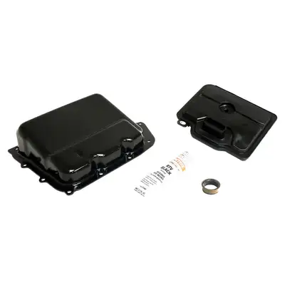 Crown Automotive Jeep Replacement 2008-2010 JS Sebring, Avenger; 2011-2014 JS Avenger, 200, Flavia; 2009-2017 JC Journey; 2007-2008 CS Pacifica; 2008-2017 RT Minivan; 2014-2017 VF Ram Promaster; 2012-2017 JF Fiat Freemont; Transmission Pan Kit