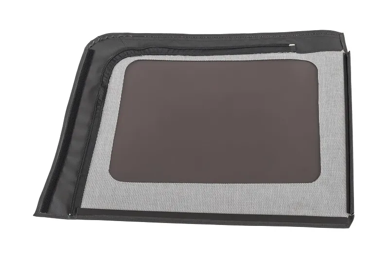 MasterTop Jeep JK Quarter Window Replacement Driver/Pass Side For 07-18 Wrangler JK 4DR Mopar Factory Top Black Diamond Pair MasterTop