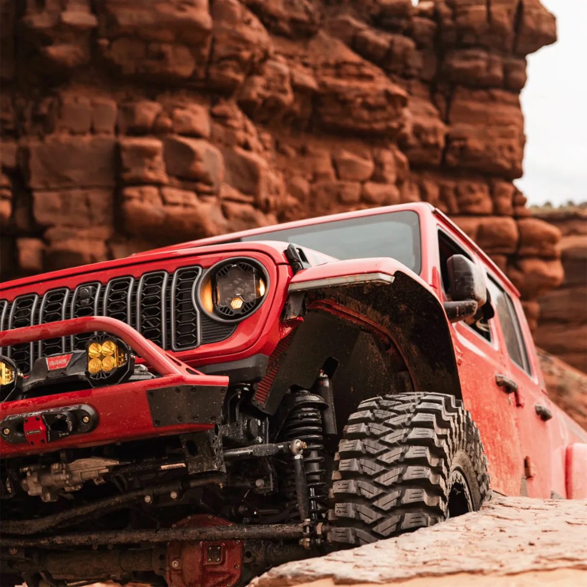 18c Wrangler Legacy Front Bumper With Hoop Raw product image
