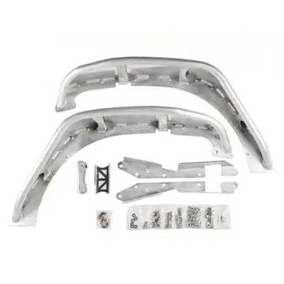 Combat Off Road Combat Off Road Jeep JK/JKU Full Assault Raw Aluminum Fender Kit - Front 15-1176