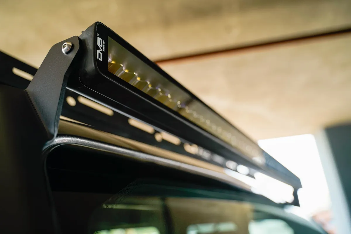 2018-2025 Jeep Wrangler JL JLU Gladiator JT DV8 Offroad 50-Inch Light Bar Mount product image