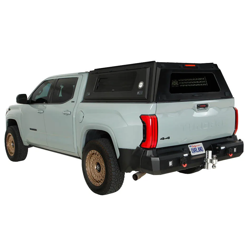 Overland Expedition Pro Plus Truck Cap W Full Wing Window Doors Front and Rear Windows and 3rd Brake Light 20-26 Jeep Gladiator Overland Vehicle Systems 70200003 product image