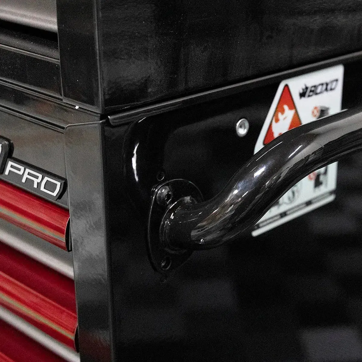 Pro Series 26in 6drawer Bottom Roll Cabinet W/217pc Tool Set Gloss White Blue Trim product image