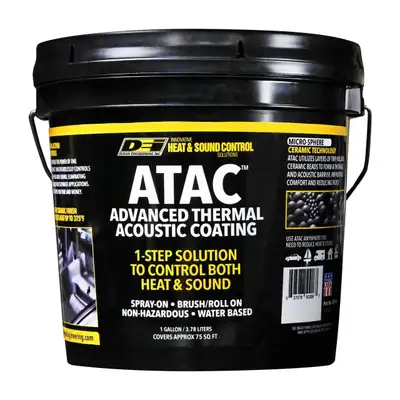 Design Engineering ATAC Advanced Thermal Acoustic Coating 1 Gallon Controls both heat and noise