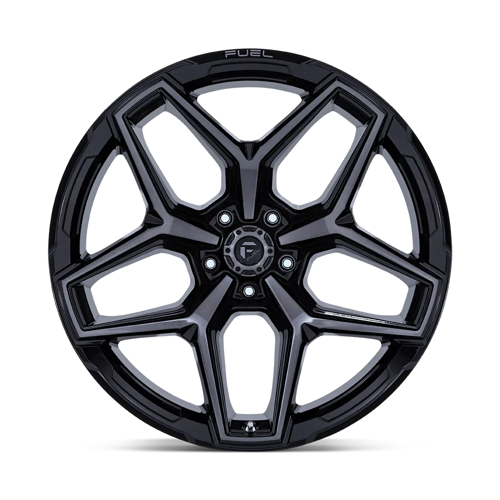 Fuel Wheels | Flux | Gloss Black Brush fc Gray Dddt product image