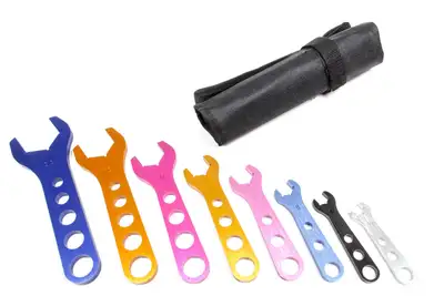 Proform Aluminum AN Wrench Set 8 Pieces Includes Sizes -3AN through -20AN Aluminum Proform