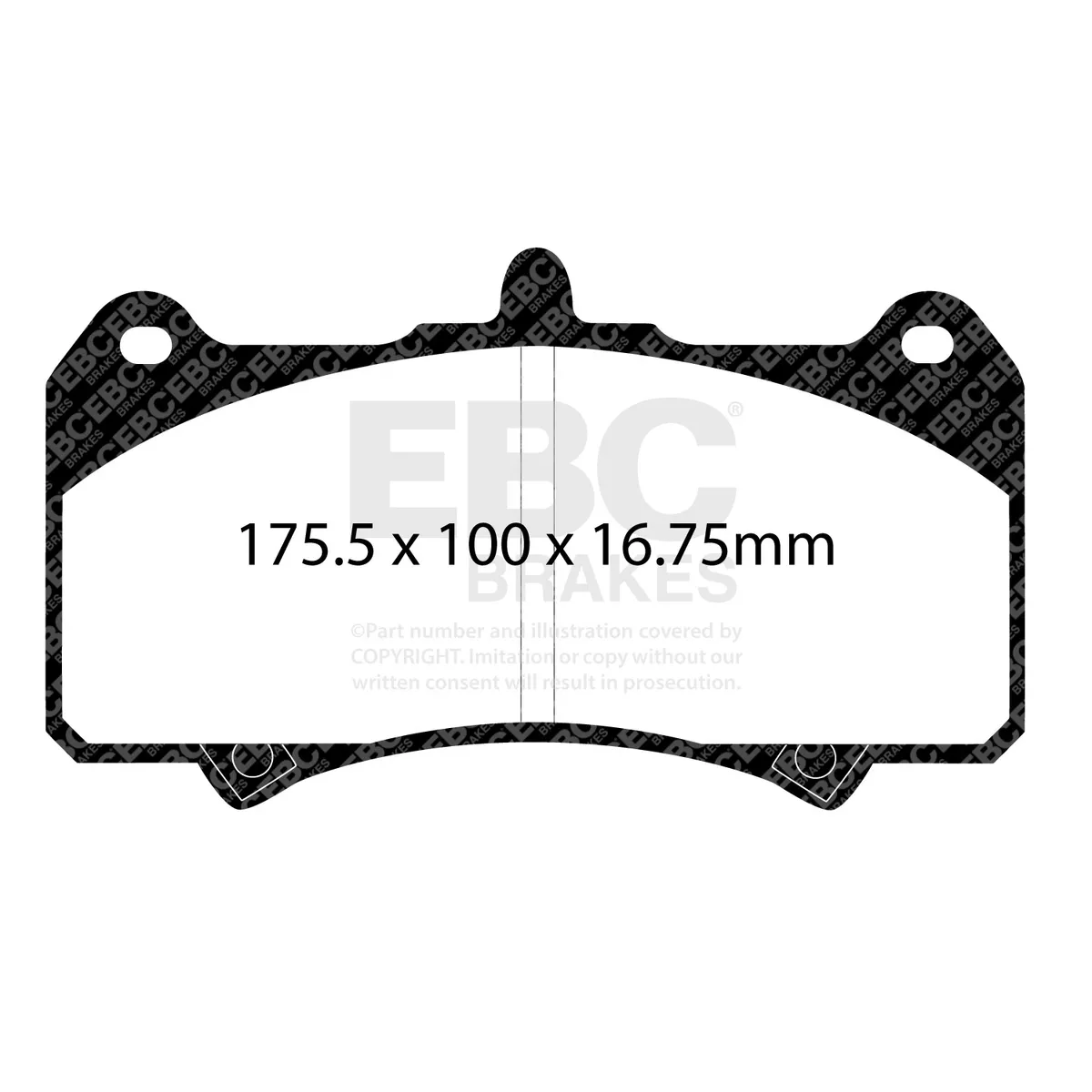 EBC Brakes DP8074RP1 EBC RP-1 Race Brake Pads product image