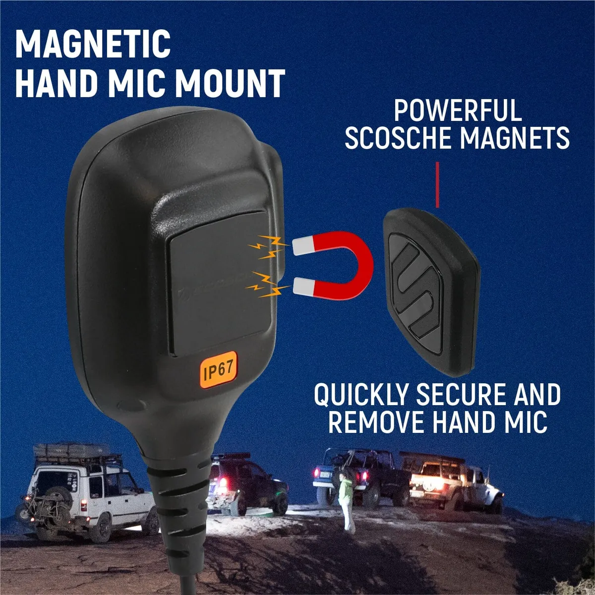 0718 JK 2dr/Jku 4dr/Tj/Lj Jeep Wrangler & Rubicon Twoway Gmrs Mobile Radio Kit product image