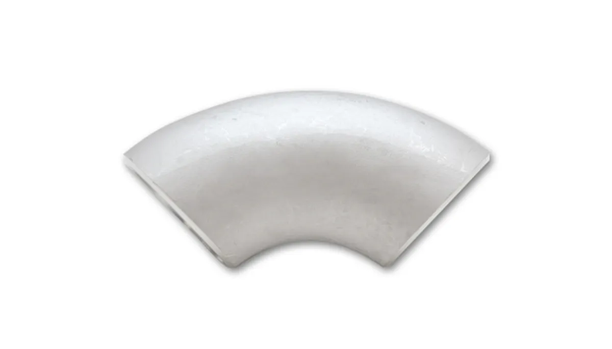 90 Degree Stainless Steel Bend; 1.25 in. Nominal Pipe Size; 1.65 in. Actual OD; 1.45 in. Actual ID; 1.875 in. Center To Face; Long Radius; Sch. 10 Elbow; Natural; product image