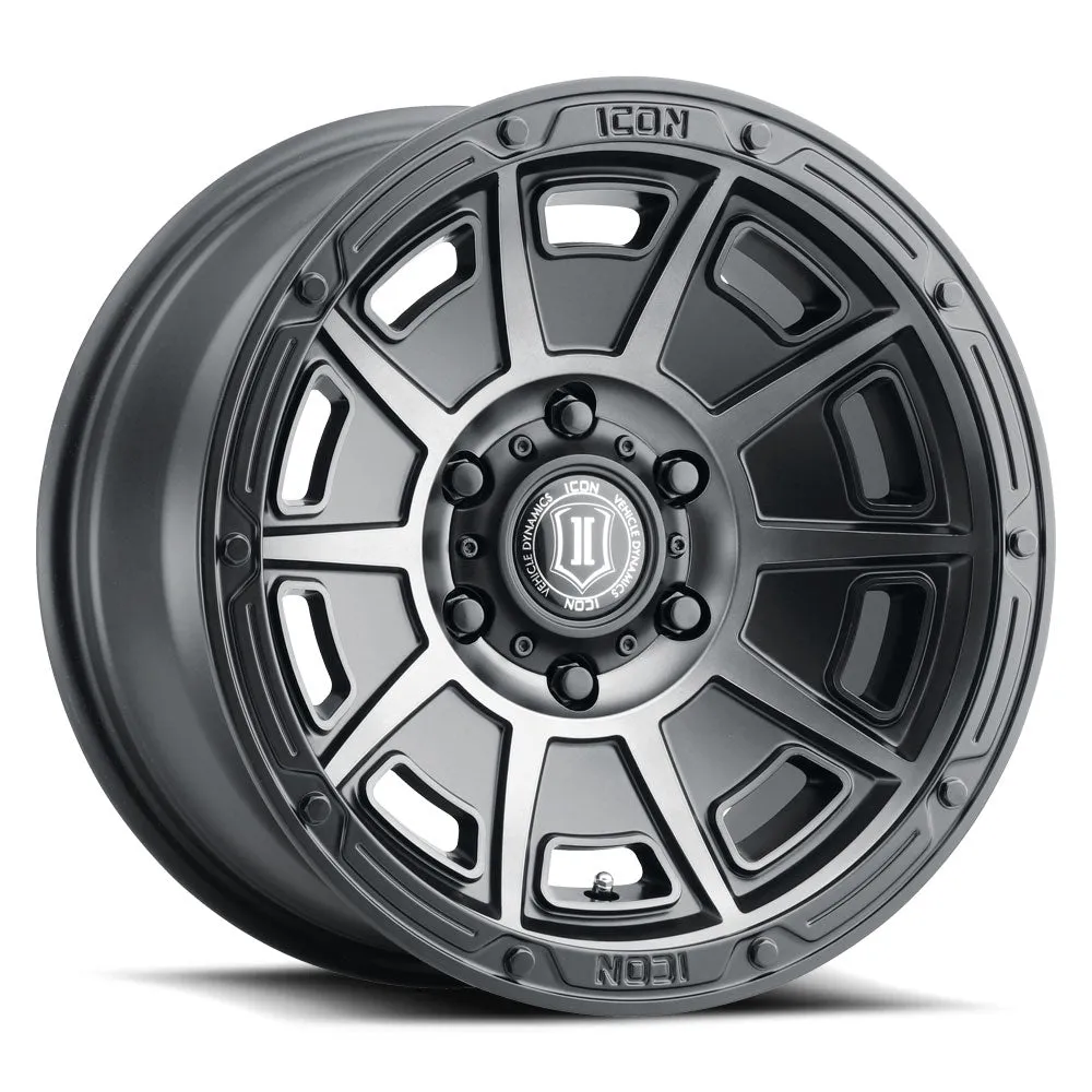 Icon Alloys Victory Smk Sat Black 17 X 8.5 / 6x135 / 6mm / 5 Bs product image