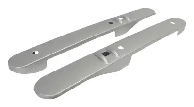 Crown Automotive Jeep Replacement RT Off-Road - Plastic Brushed Interior Door Accent Set