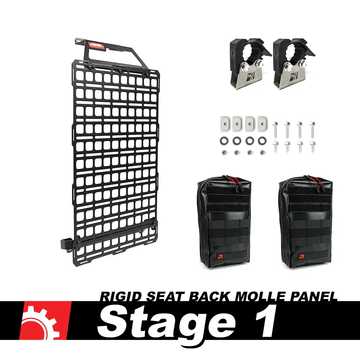 Seat Back Tech Plate MOLLE Kit | Jeep Wrangler (JL) and Gladiator (JT) (2018+) product image