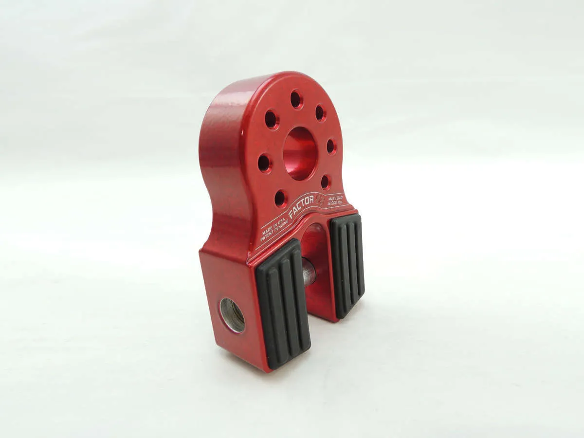 Factor 55 00050-01 Flatlink Winch Shackle Mount -- Red product image
