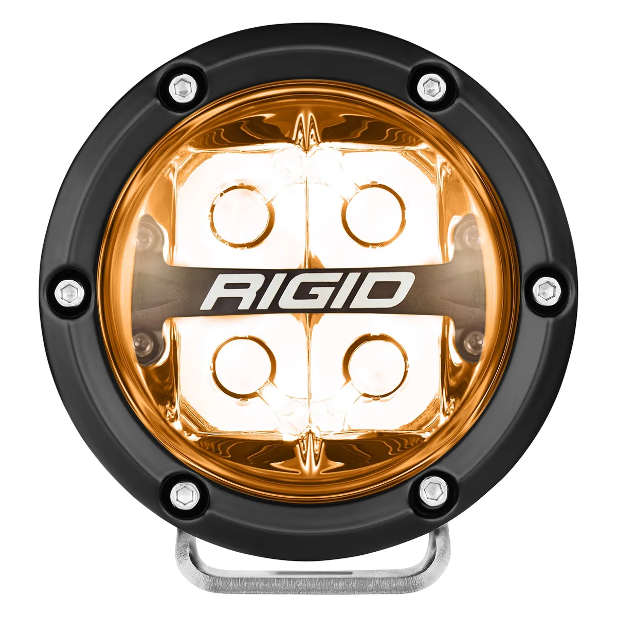 Rigid 360-Series 4 Inch Round LED Off-Road Spot Beam Pattern For Moderate Speed (20-50 Mph) And Rgbw Backlight Pair product image