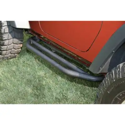 Rugged Ridge Side Armor 2dr Textured Black JK 0716 Wrangler Pair