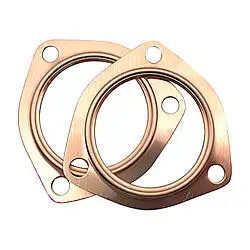 SCE Gaskets Pro Coppr Embssd Exh. 3 Bolt 2.5 Header Collectors