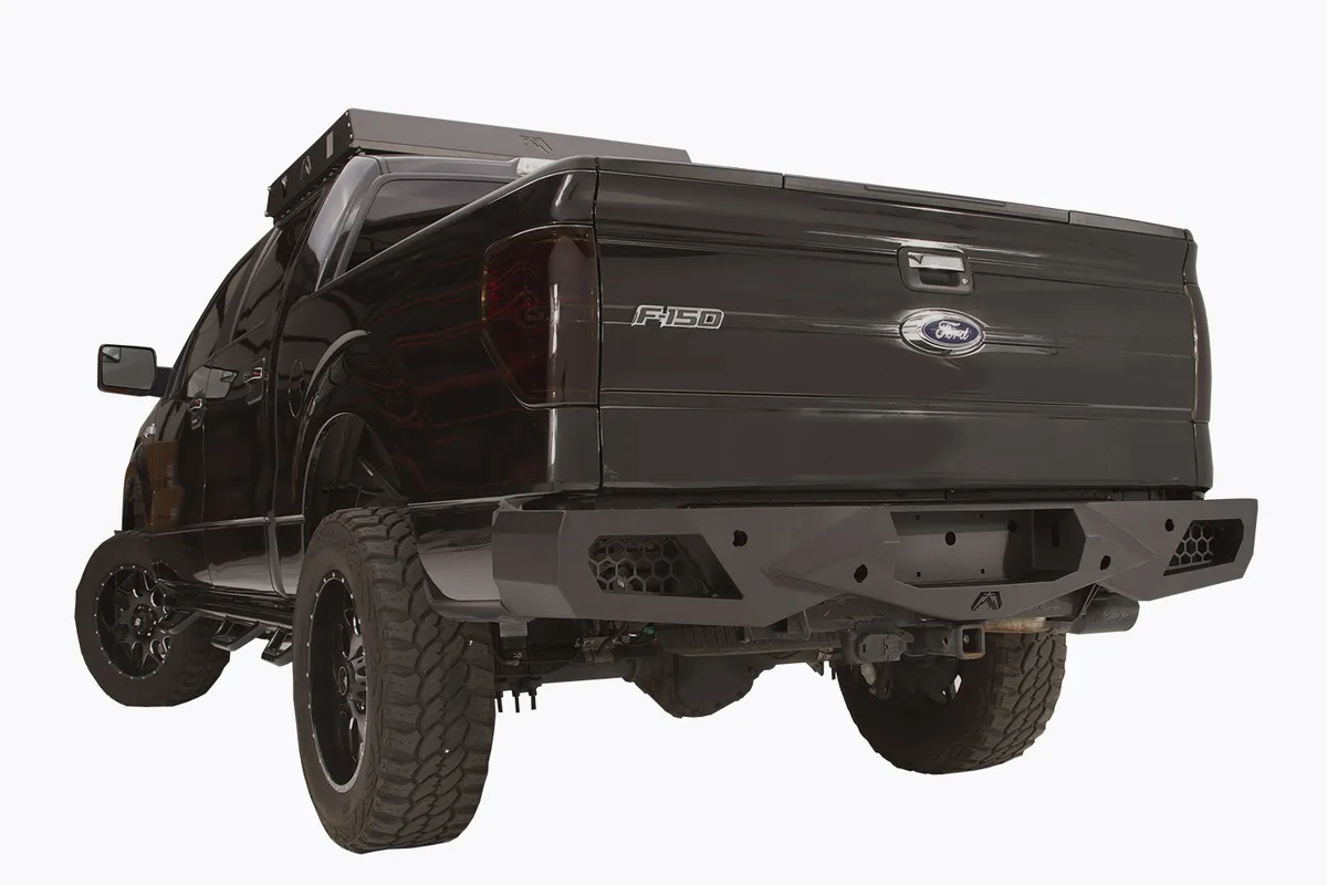 0914 Ford F150/Raptor Vengeance Sensor Rear Bumper Matte Black product image