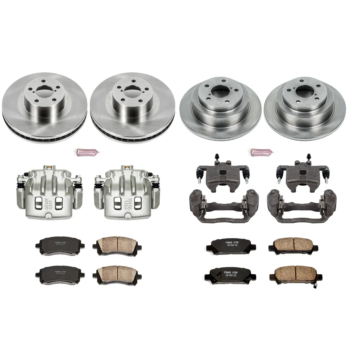 Z17 Direct Replacement Kit: Rotors; Ceramic Pads; Calipers product image