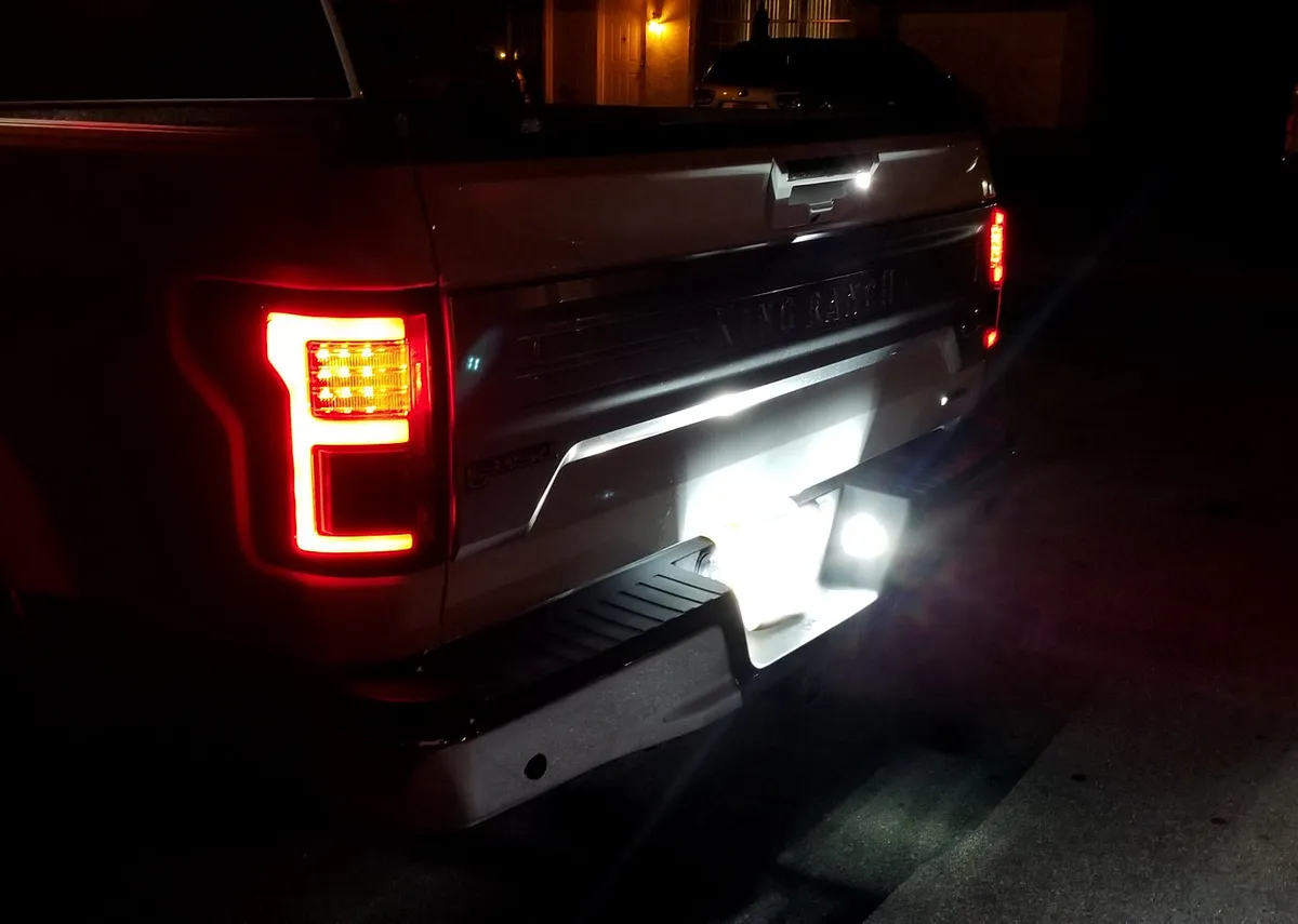 Ultra High Power 3-Watt White LED License Plate Illumination Kit - Fits Ford 15-17 F-150 17-19 Raptor product image