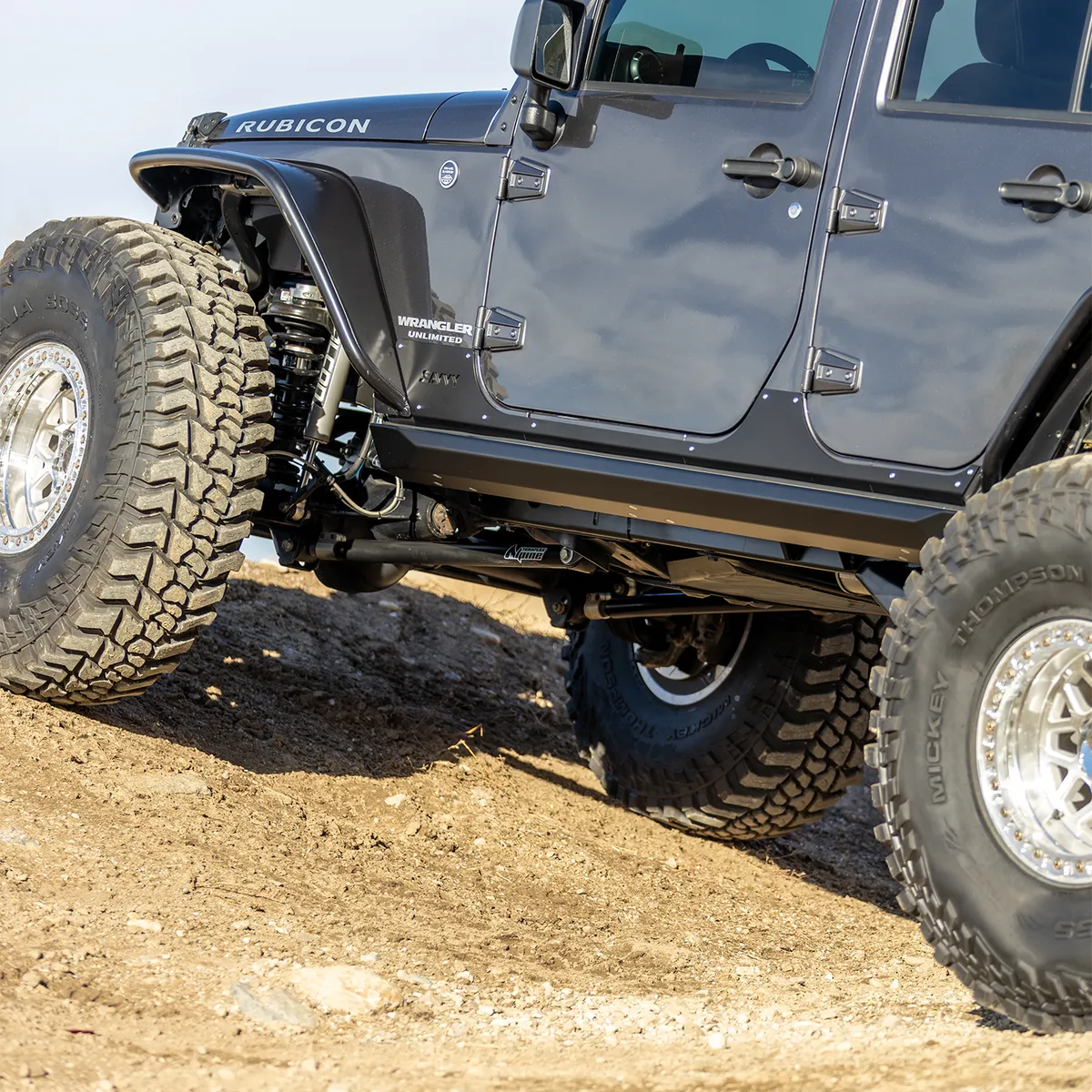0718 Wrangler Rocker Trim Kit Raw product image