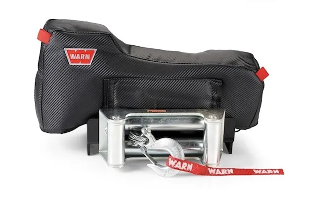 WARN - Fits M8/ XD9/ 9.5XP/ VR8000/ VR10000/ VR12000 Winches; Vinyl With Mesh Backing; Front Flap Allows Access To Winch Drum; Zipper Allows Access To Clutch product image