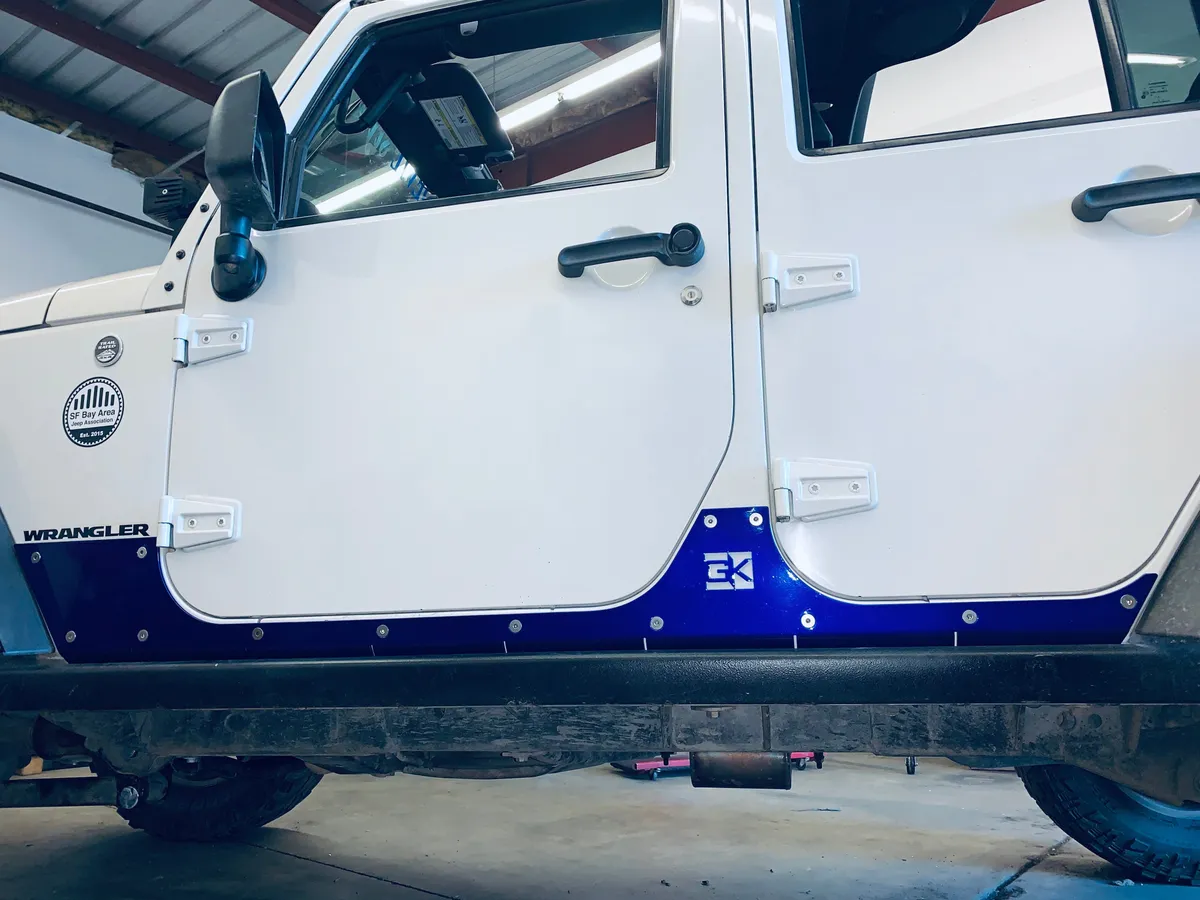 Gauntlet Series Rocker Guards for Jeep JK Wrangler product image