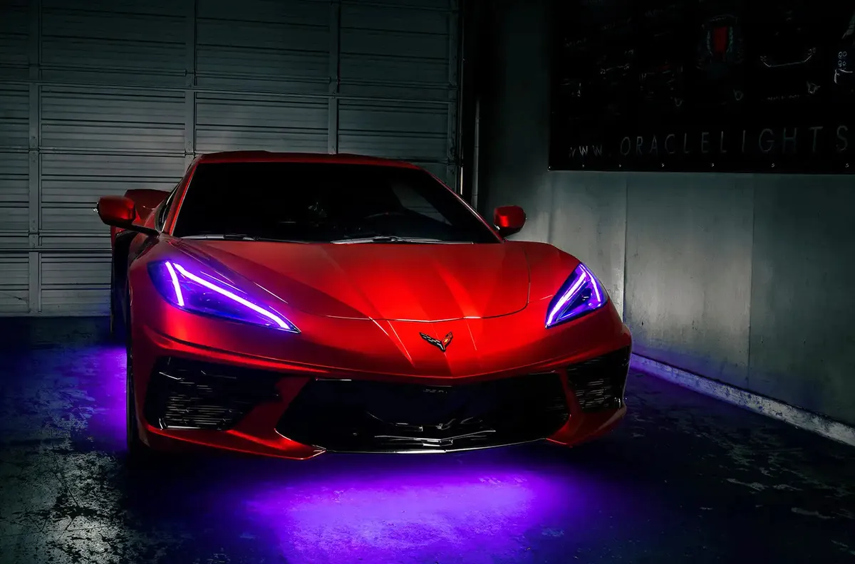 1442-335 - 2020-2021 Chevrolet c8 Corvette Oracle Colorshift Rgb+a LED Headlight DRL Upgrade product image