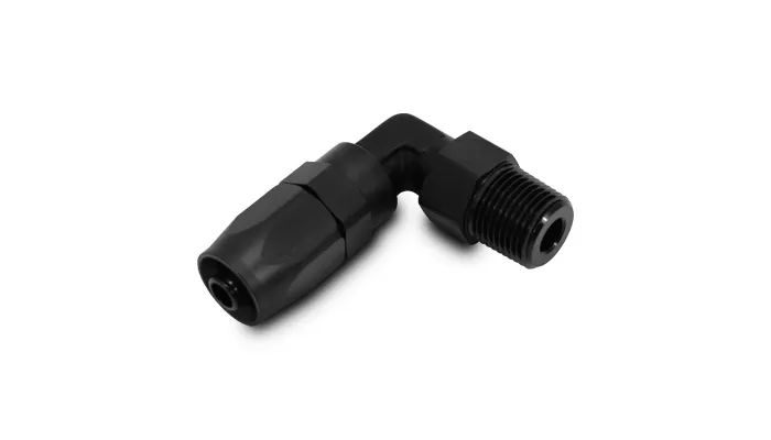 Vibrant Performance - 26905 - Male Hose End Fitting, 90 Degree; Size: -8AN; Pipe Thread: 1/2 in. NPT product image