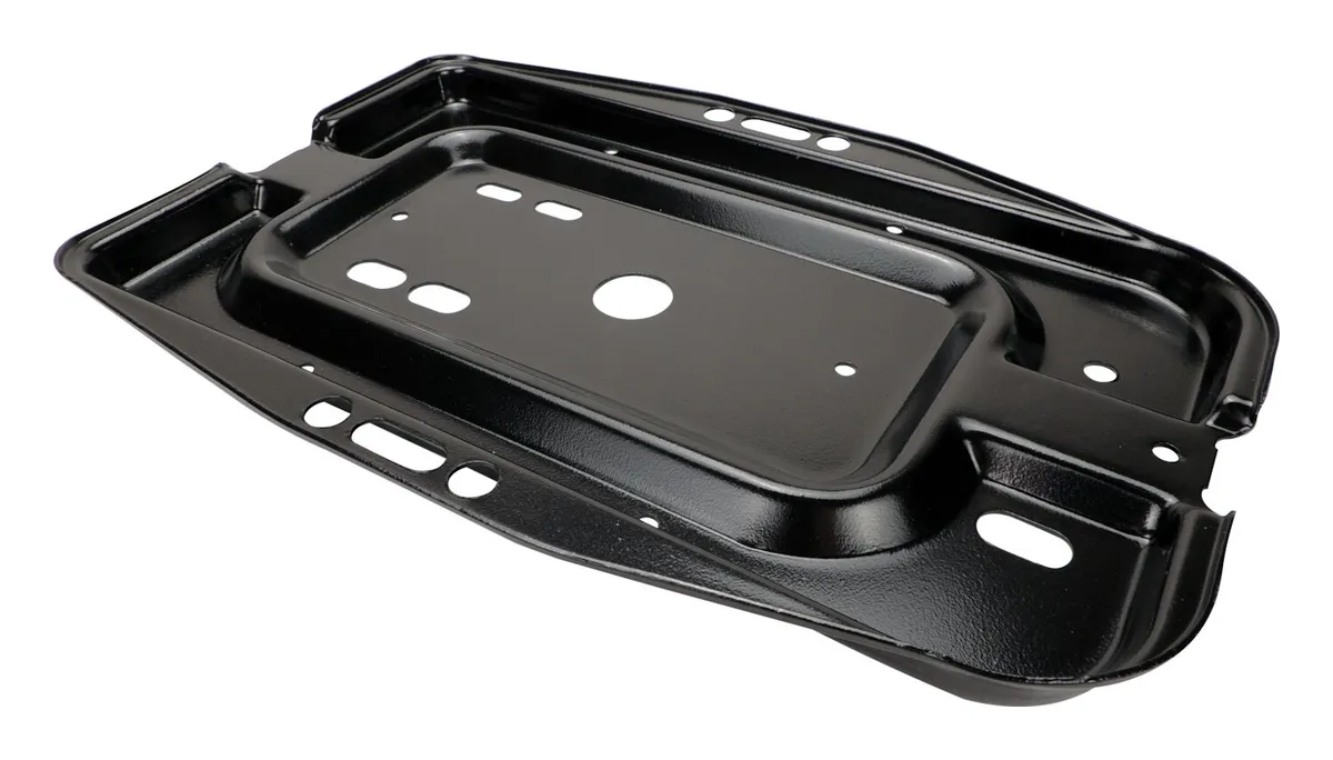 Battery Tray for 1997-2004 Jeep TJ Wrangler; Black product image