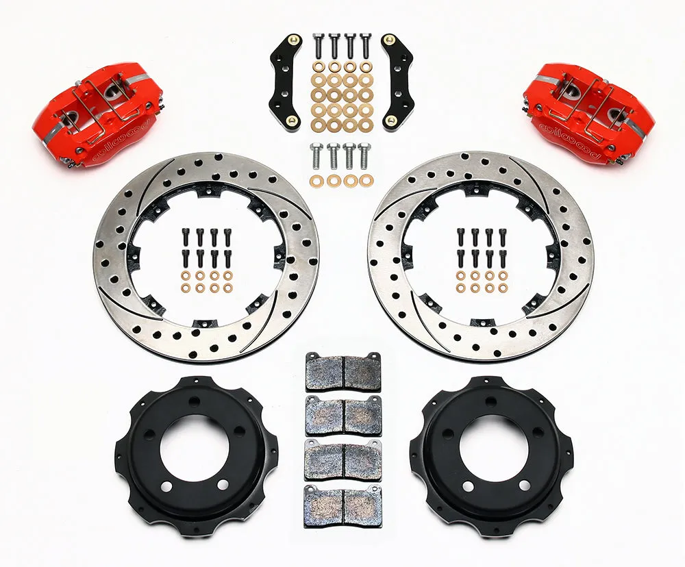 Wilwood DP Rear Kit 12.19in Red Backdraft Cobra BMW E36 Based product image