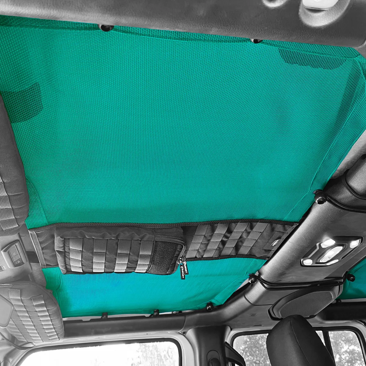 Full 2 Piece Tactical Sun Shade for Jeep Gladiator Top 2019+ w/ optional MOLLE Storage | Pat Pending | Bartact product image