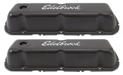 Edelbrock Edelbrock 4603 Signature Series Valve Covers for Ford 260-289-302 (not Boss) and 351W