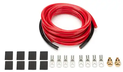 Quickcar Racing Products Battery Cable Kit 2 Gauge Side Mt