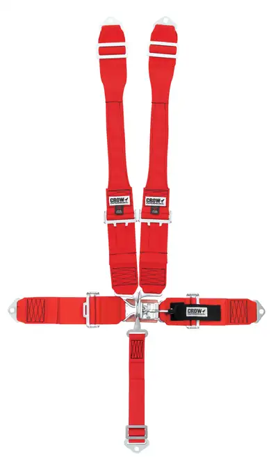 crow safety 5-Way L&L 52in Lap Belt Pull-down Indiv DB Har