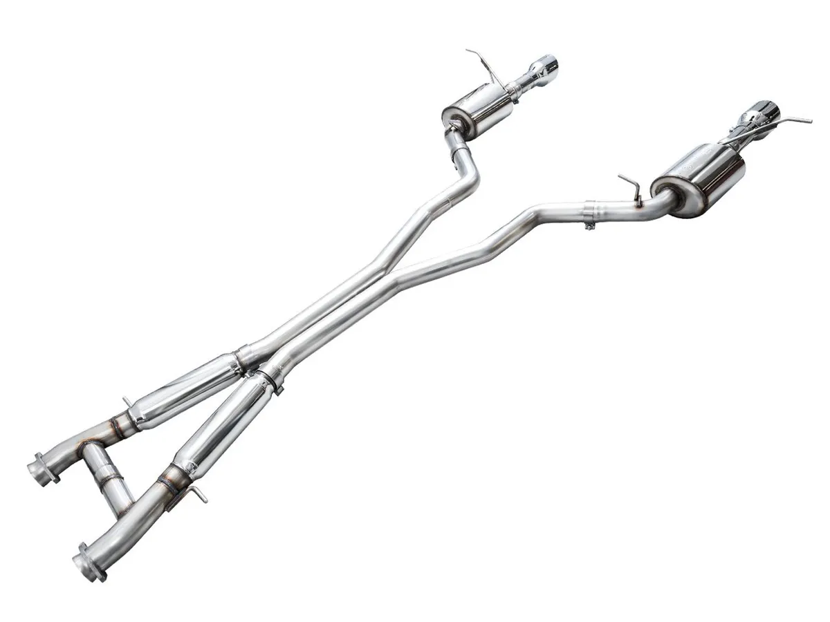 AWE Touring Edition Exhaust for Dodge Durango 6.4 / 6.2 SC - Chrome Silver Tips product image