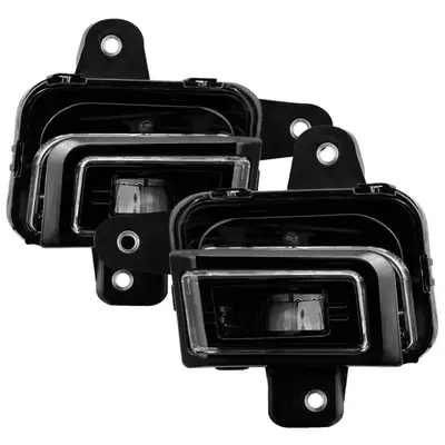 Spyder Auto ( Spyder ) Gmc Sierra 1500 2023-2025 ( do Not Fit 2500/3500 Models ) OEM Style Full LED Fog Light W/Universa Switch- Clear