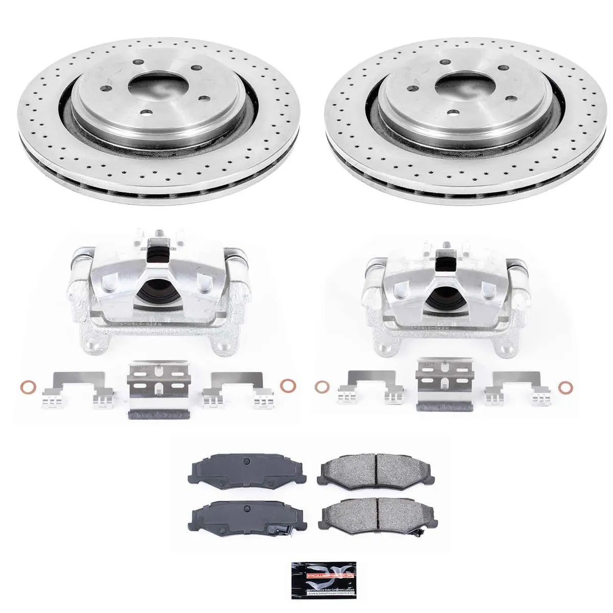 Z17 Direct Replacement Kit: Rotors; Ceramic Pads; Calipers product image