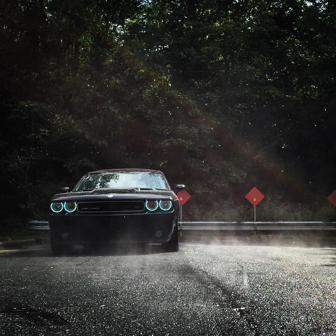 ORACLE Lighting 2008-2014 Dodge Challenger LED Headlight Halo Kit - Standard Mount product image