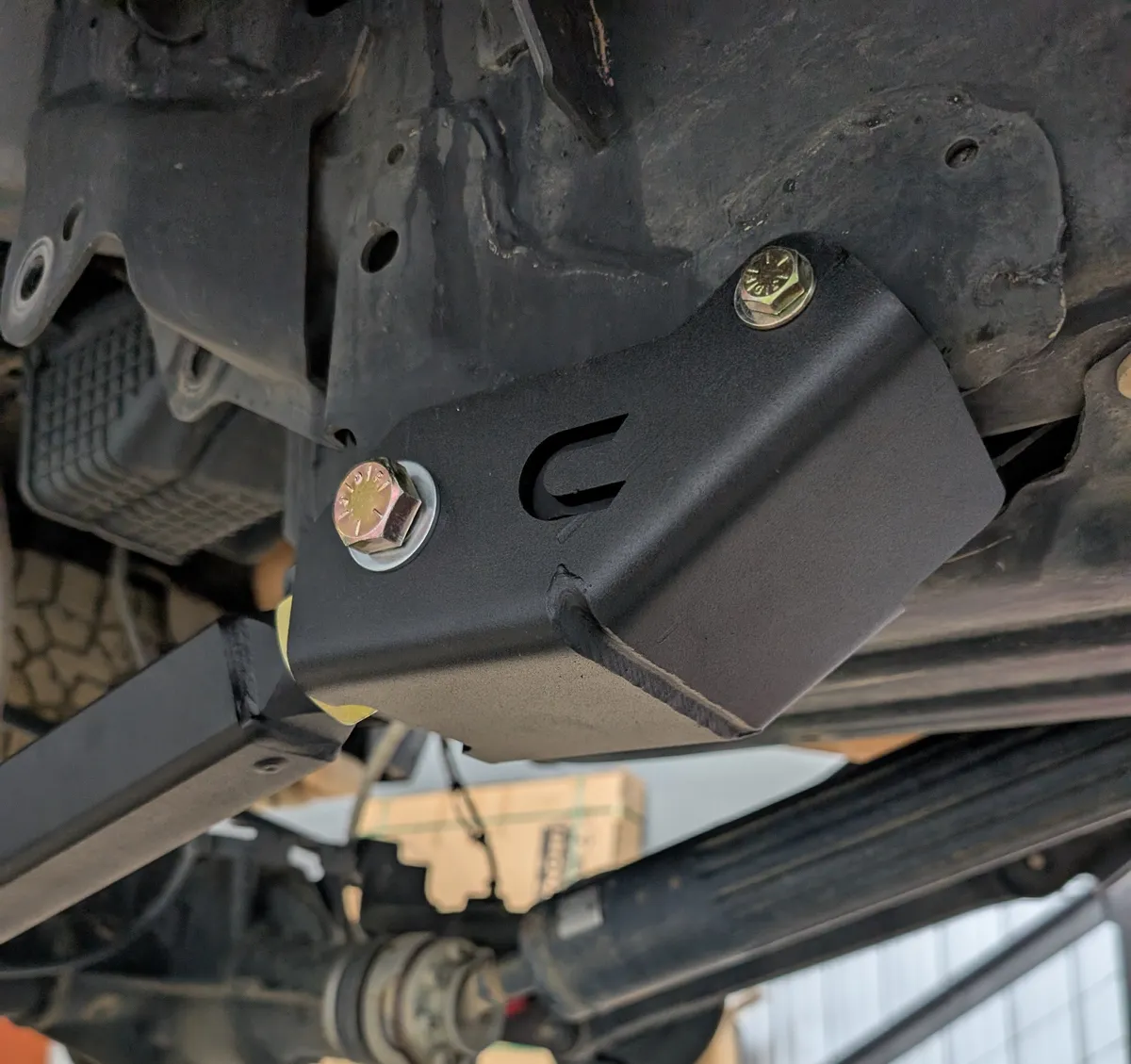 Jeep Gladiator Rear Lower Control Arm Bracket Skid Plate (2020+, JT) product image