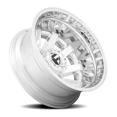 Fuel Off-Road Dually Wheels 20X8.25 Maverick Dually D536 10 On 225 Chrome 170.1 Bore -202 Offset 7 Spoke Outer Dually Fuel Off Road Wheels