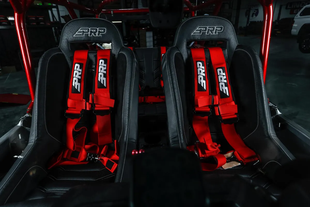 4.3 Harness 4 point Harness with 3 inch Belts Red PRP Seats product image