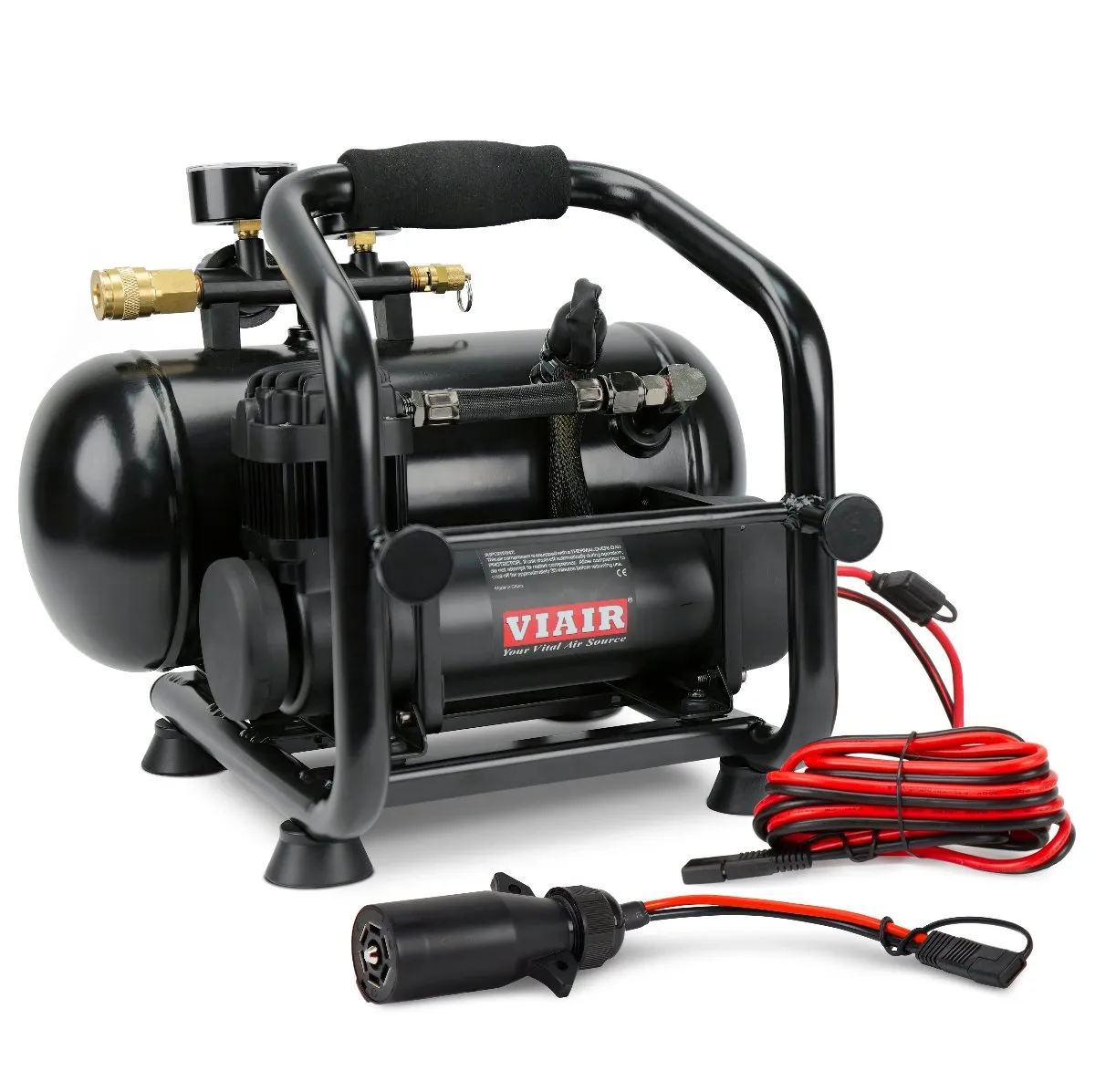 380C Plug-N-Play Compressor, 12V, 200 PSI Rated with Alligator Clamps product image