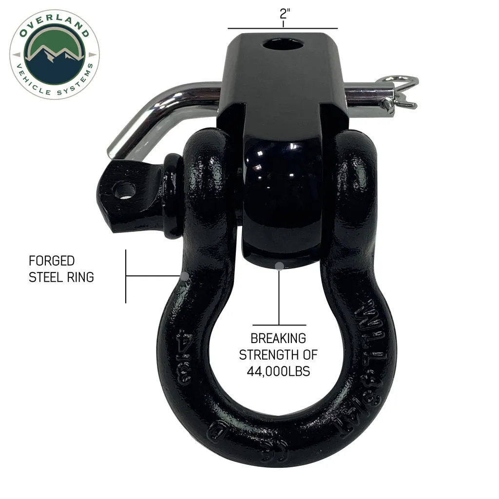 Receiver Hitch D-Ring Receiver Mount Recovery Shackle Overland Vehicle Systems product image
