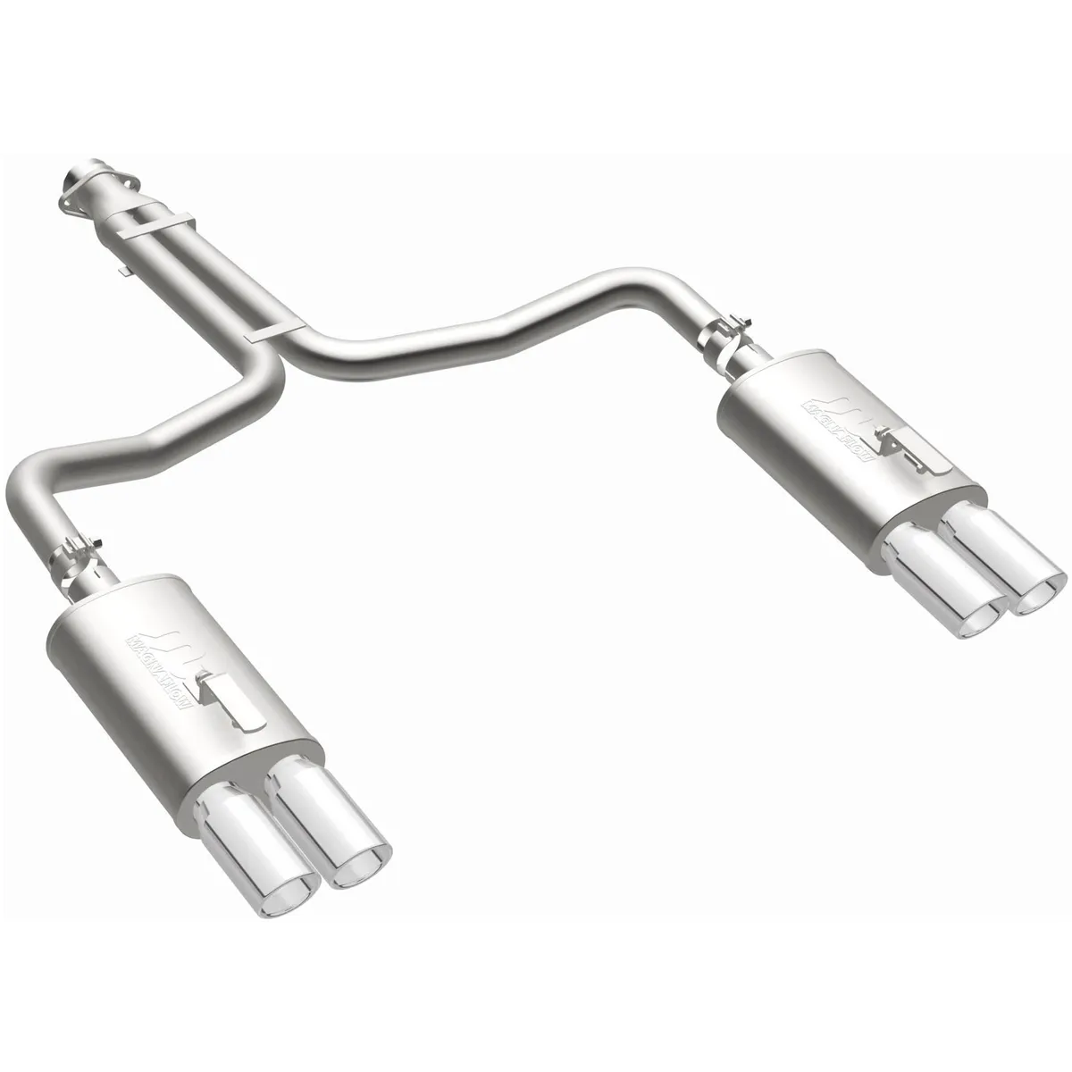 MagnaFlow 1986-1991 Chevrolet Corvette Street Series Cat-Back Performance Exhaust System product image