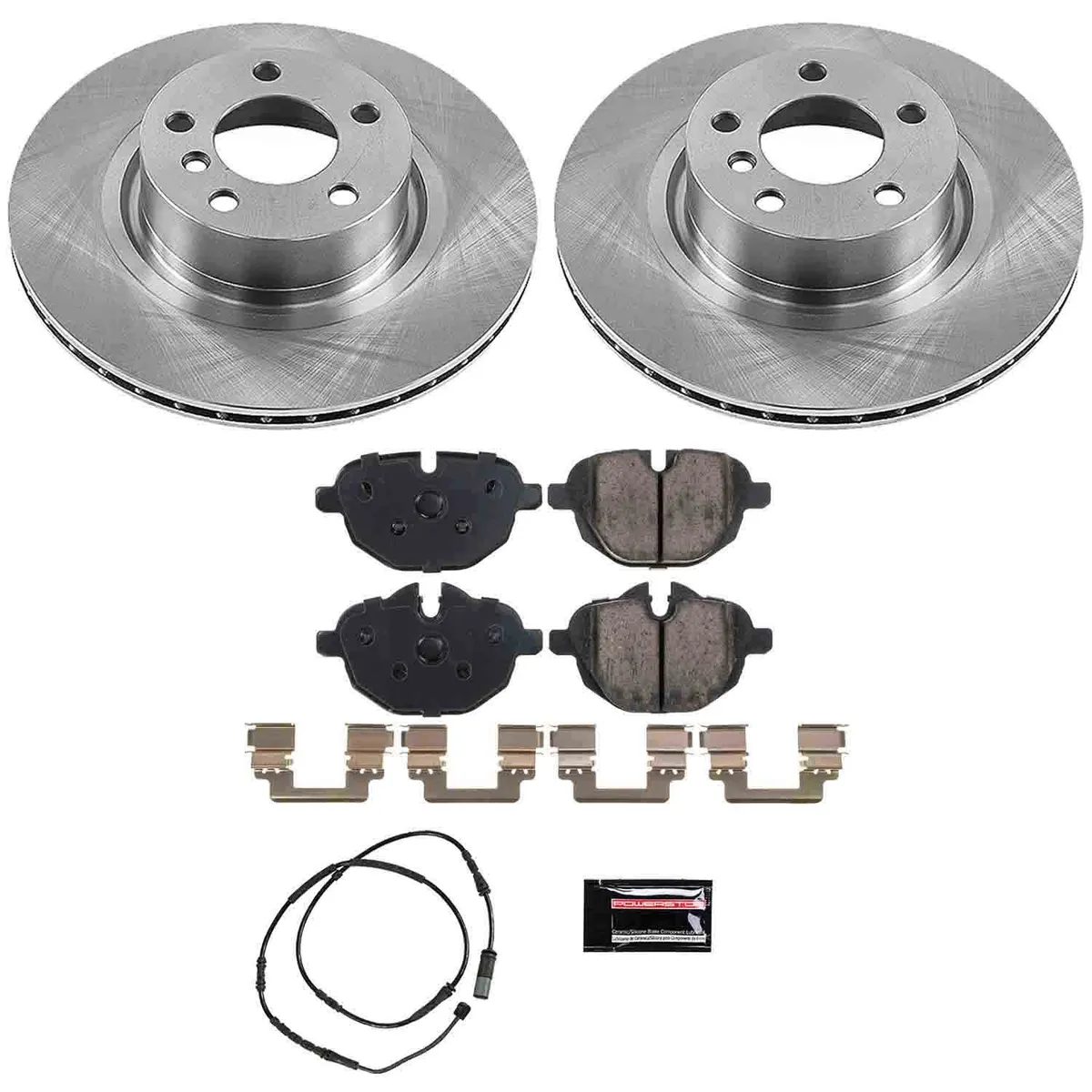 Z17 Direct Replacement Kit: Rotors; Ceramic Pads W/Hardware; Pad Sensors product image