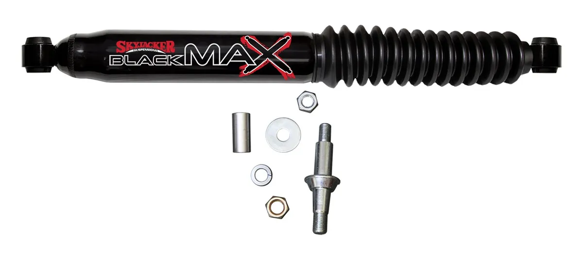 Steering Stabilizer HD OEM Replacement Kit Black 84-00 Jeep Cherokee 84-90 Jeep Wagoneer 86-92 Jeep Comanche 87-95 Jeep Wrangler 93-98 Jeep Grand Cherokee 97-06 Jeep Wrangler 97-06 Jeep TJ Skyjacker product image