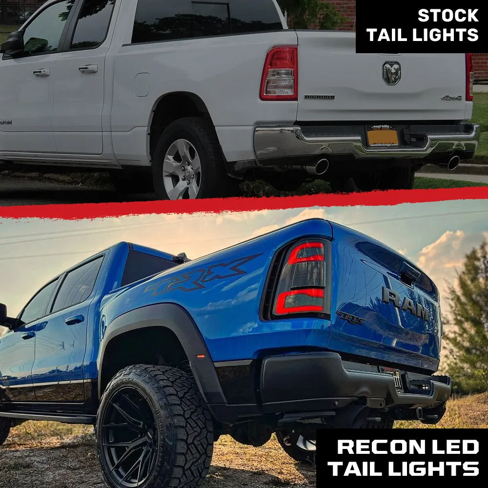 Dodge 19-20 RAM 1500 And 20-21 RAM 25003500 Oled Tail Lights Replaces Factory OEM LED Tail Lights - Smoked Lens product image