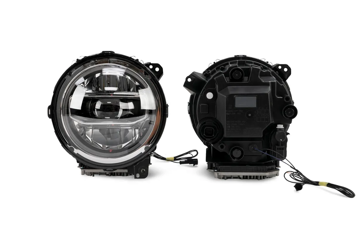 2018-2026 Jeep Wrangler JL & Gladiator JT LED Headlights | Chrome product image