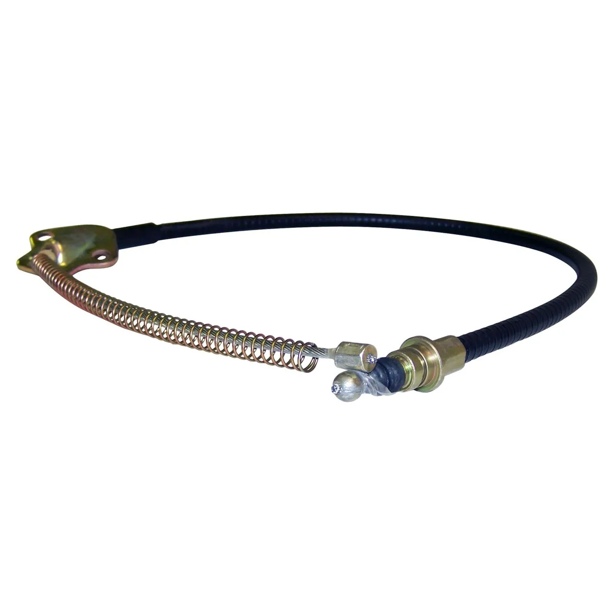 Crown Automotive Jeep Replacement Crown Automotive Jeep Replacement J5355325 Left Rear Parking Brake Cable for 76-78 Jeep CJ-5, CJ-7 w/ 11 Brakes, 30.5