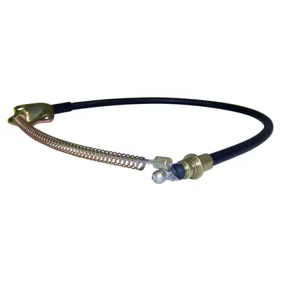 Crown Automotive Jeep Replacement Crown Automotive Jeep Replacement J5355325 Left Rear Parking Brake Cable for 76-78 Jeep CJ-5, CJ-7 w/ 11 Brakes, 30.5